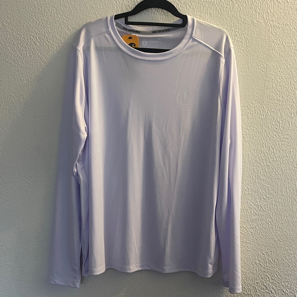 Carhartt Women’s Long-Sleeve Shirt - Light Lavender Force Sun Defender